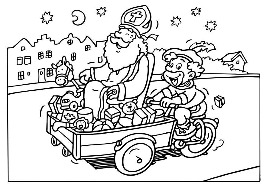 Coloring page: Saint Nicholas Day (Holidays and Special occasions) #59283 - Free Printable Coloring Pages