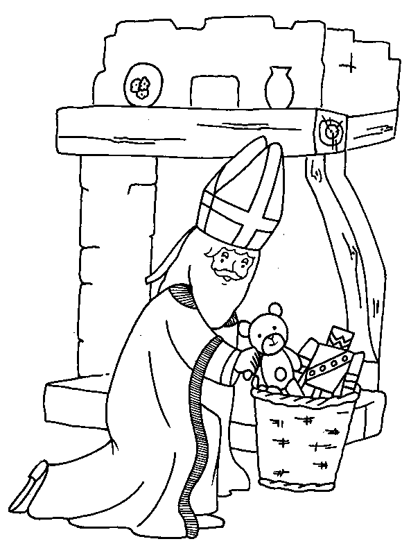 Coloring page: Saint Nicholas Day (Holidays and Special occasions) #59291 - Free Printable Coloring Pages