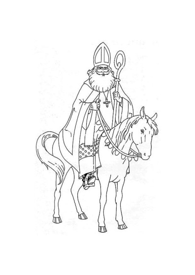 Coloring page: Saint Nicholas Day (Holidays and Special occasions) #59307 - Free Printable Coloring Pages