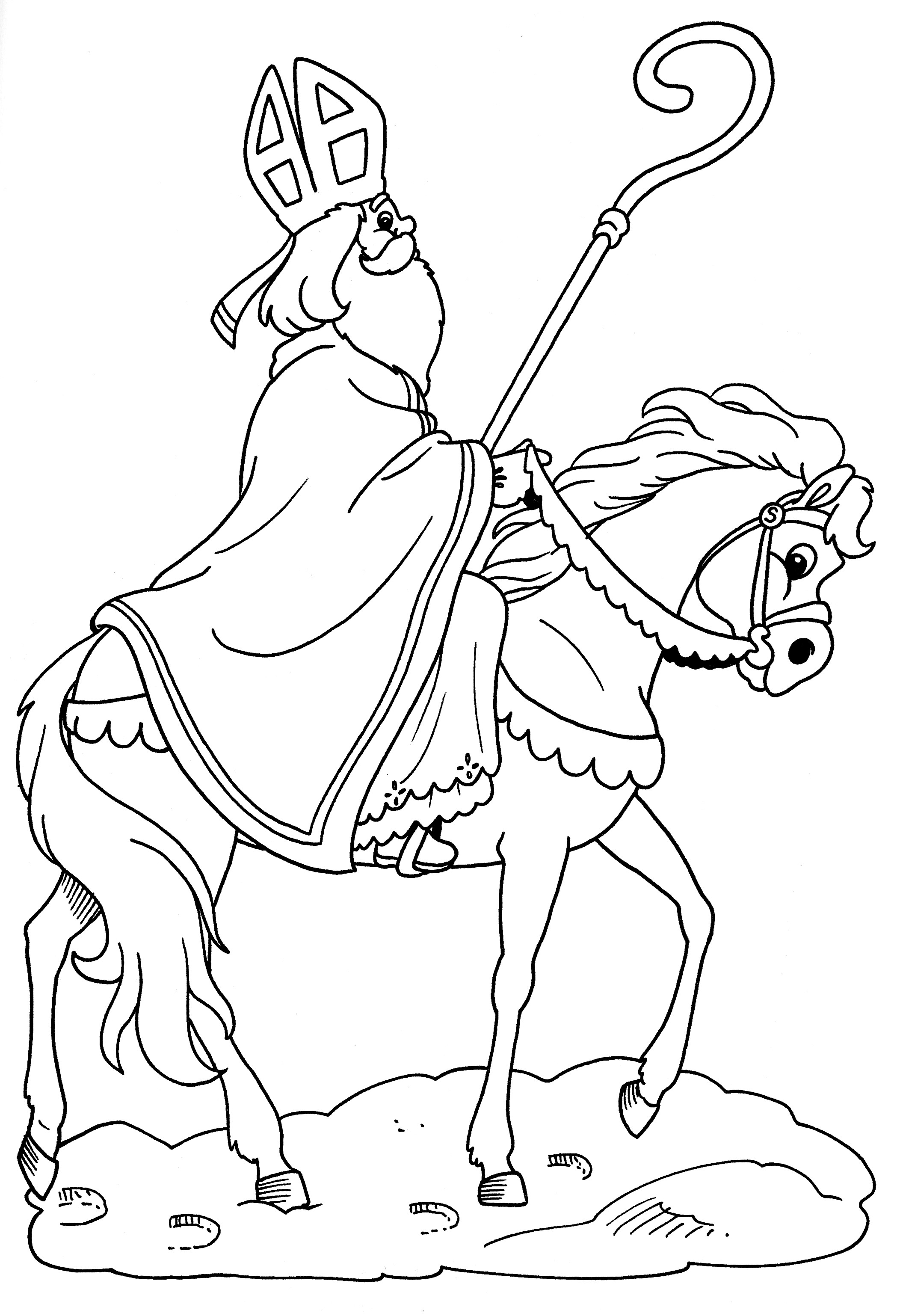 Coloring page: Saint Nicholas Day (Holidays and Special occasions) #59353 - Free Printable Coloring Pages