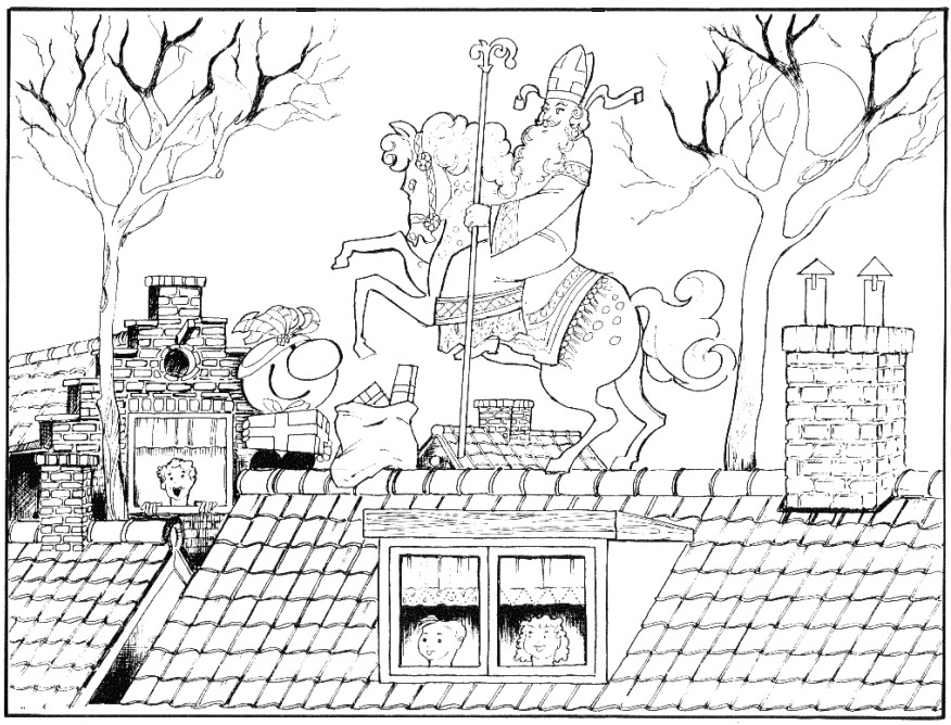 Coloring page: Saint Nicholas Day (Holidays and Special occasions) #59369 - Free Printable Coloring Pages