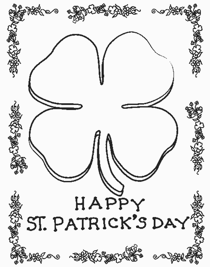 Coloring page: Saint Patrick Day (Holidays and Special occasions) #57932 - Free Printable Coloring Pages