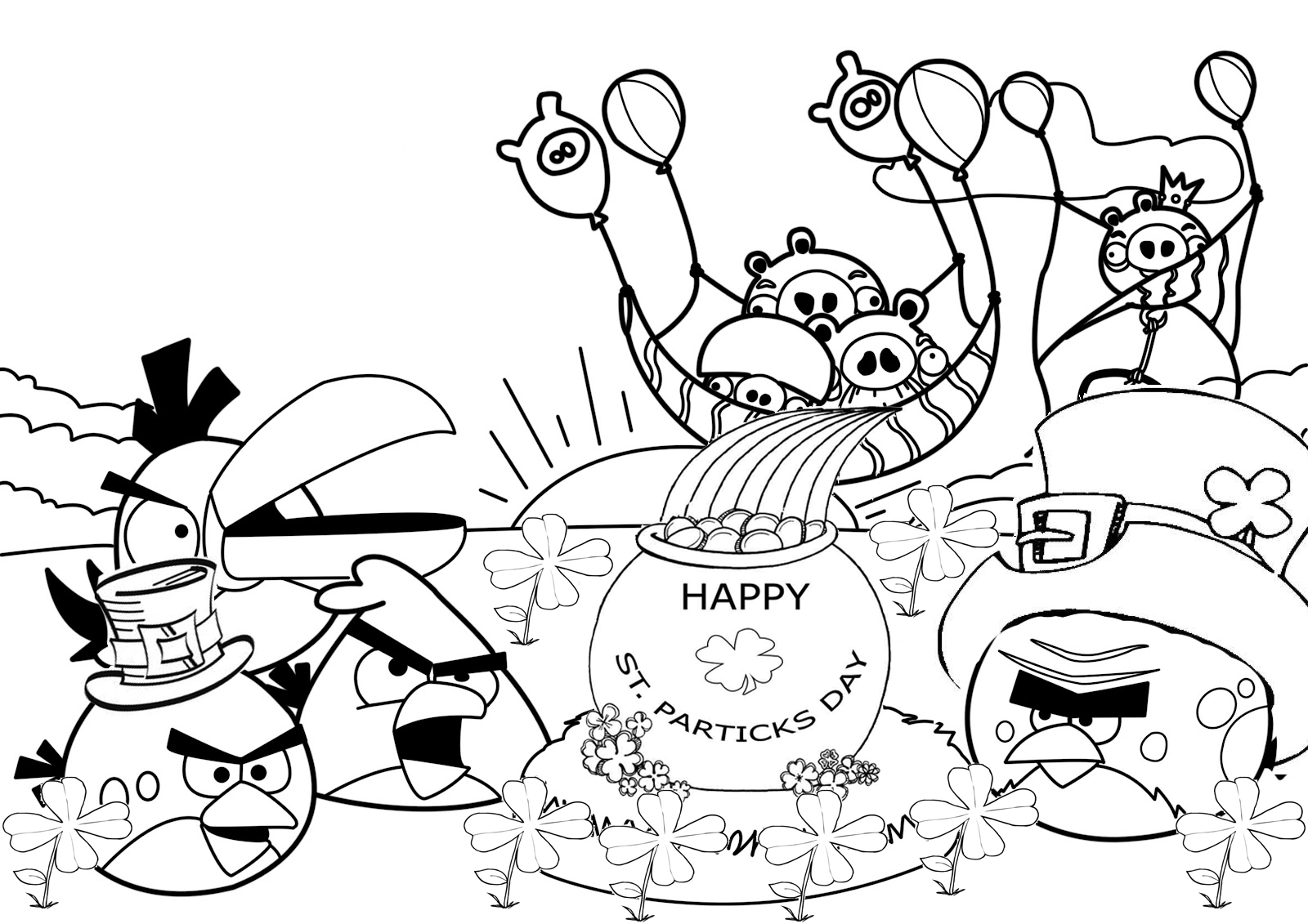 Coloring page: Saint Patrick Day (Holidays and Special occasions) #57975 - Free Printable Coloring Pages