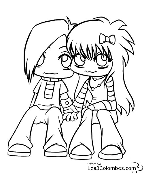 Coloring page: Valentine's Day (Holidays and Special occasions) #53966 - Free Printable Coloring Pages