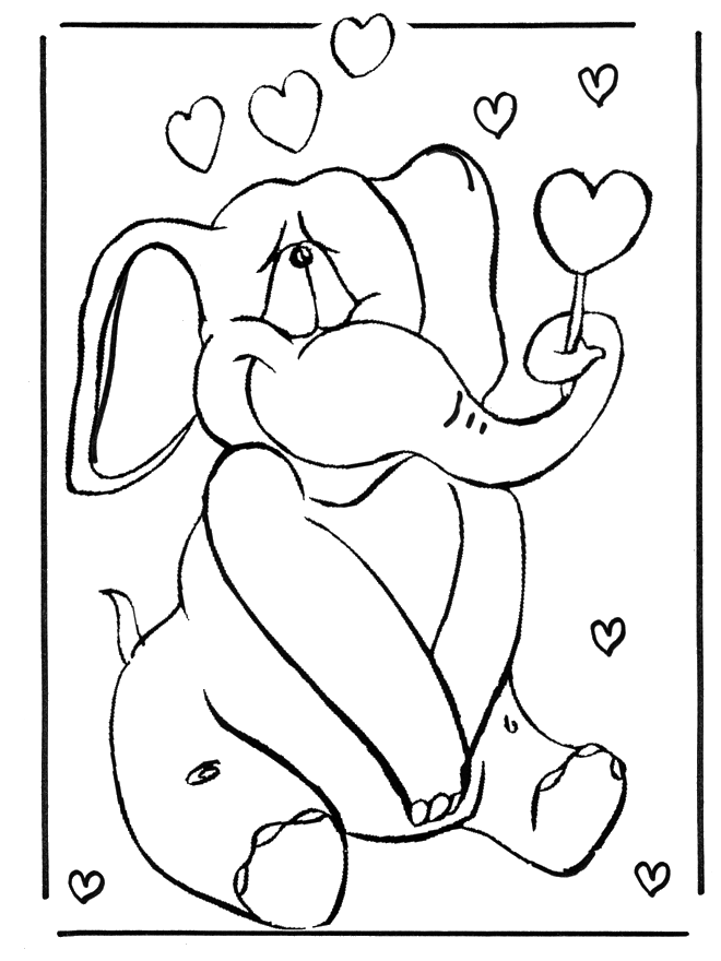 Coloring page: Valentine's Day (Holidays and Special occasions) #53978 - Free Printable Coloring Pages