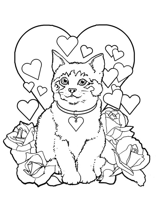 Coloring page: Valentine's Day (Holidays and Special occasions) #53997 - Free Printable Coloring Pages