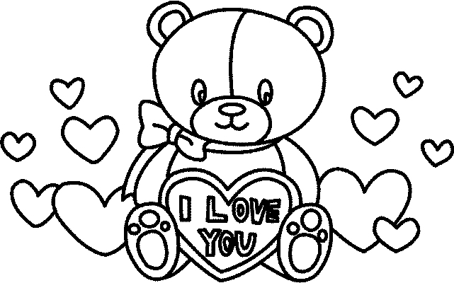 Coloring page: Valentine's Day (Holidays and Special occasions) #53999 - Free Printable Coloring Pages