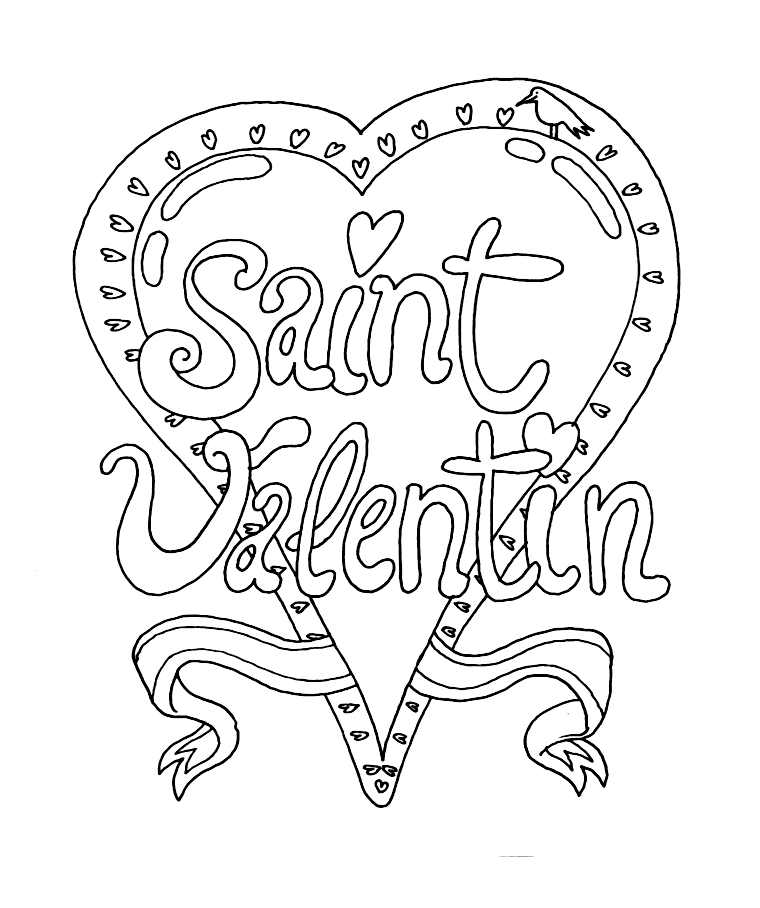 Coloring page: Valentine's Day (Holidays and Special occasions) #54008 - Free Printable Coloring Pages