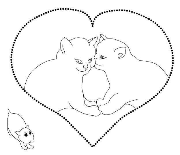 Coloring page: Valentine's Day (Holidays and Special occasions) #54021 - Free Printable Coloring Pages