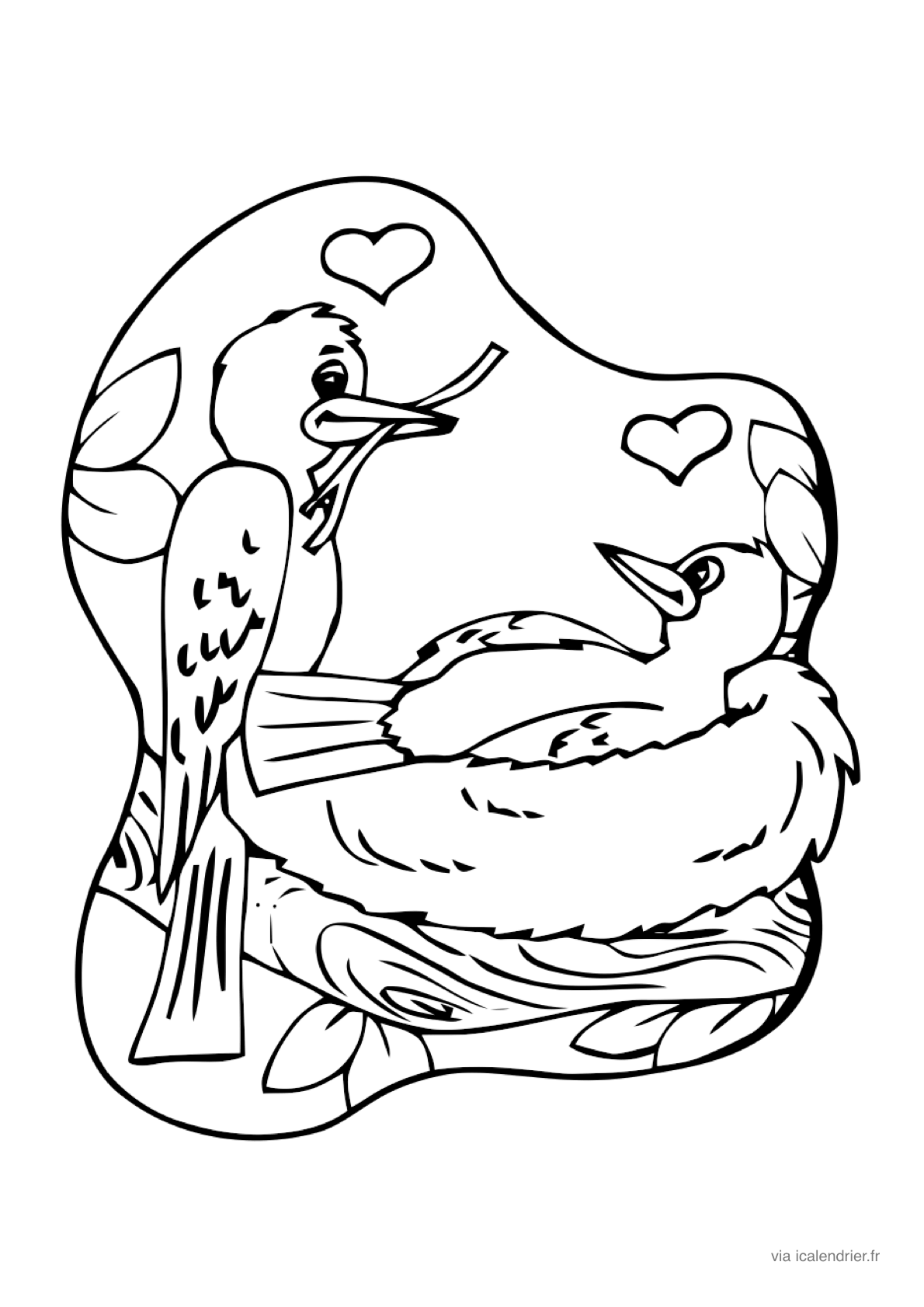 Coloring page: Valentine's Day (Holidays and Special occasions) #54022 - Free Printable Coloring Pages