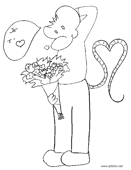 Coloring page: Valentine's Day (Holidays and Special occasions) #54054 - Free Printable Coloring Pages