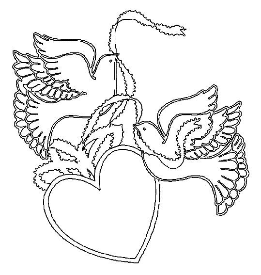 Coloring page: Valentine's Day (Holidays and Special occasions) #54067 - Free Printable Coloring Pages