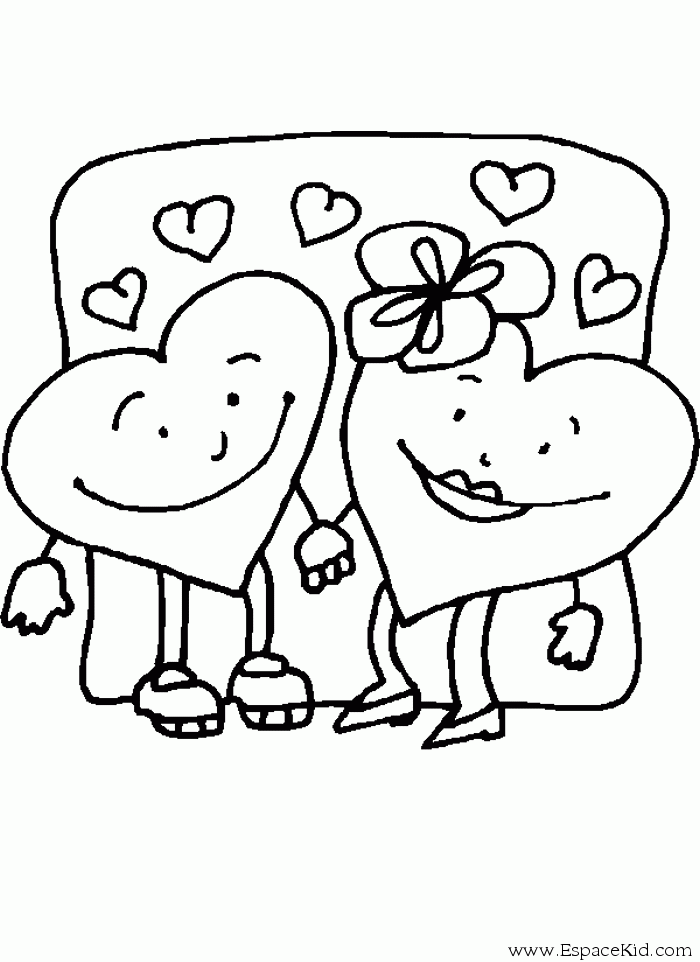 Coloring page: Valentine's Day (Holidays and Special occasions) #54130 - Free Printable Coloring Pages