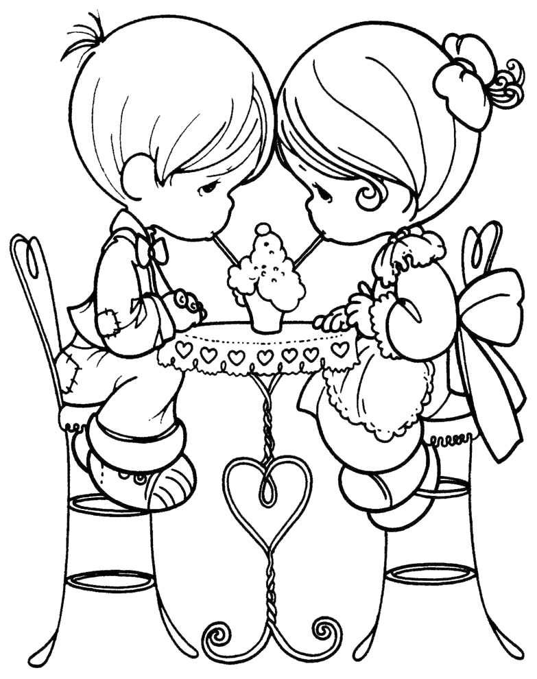 Coloring page: Valentine's Day (Holidays and Special occasions) #54153 - Free Printable Coloring Pages