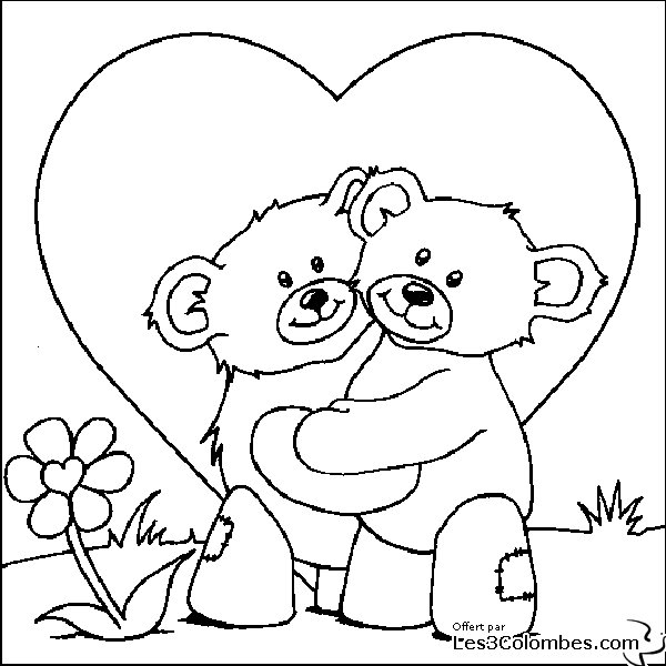 Coloring page: Valentine's Day (Holidays and Special occasions) #54169 - Free Printable Coloring Pages