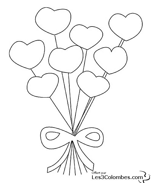 Coloring page: Valentine's Day (Holidays and Special occasions) #54188 - Free Printable Coloring Pages