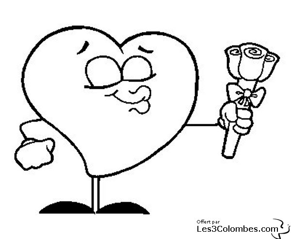 Coloring page: Valentine's Day (Holidays and Special occasions) #54198 - Free Printable Coloring Pages