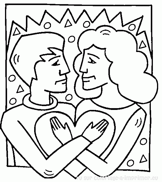 Coloring page: Valentine's Day (Holidays and Special occasions) #54210 - Free Printable Coloring Pages