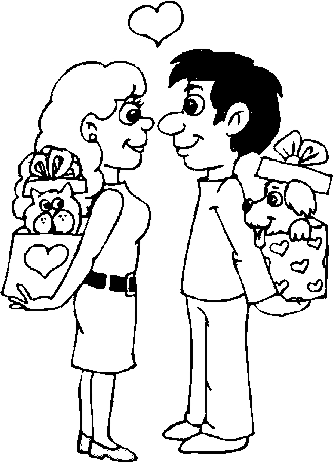 Coloring page: Valentine's Day (Holidays and Special occasions) #54213 - Free Printable Coloring Pages