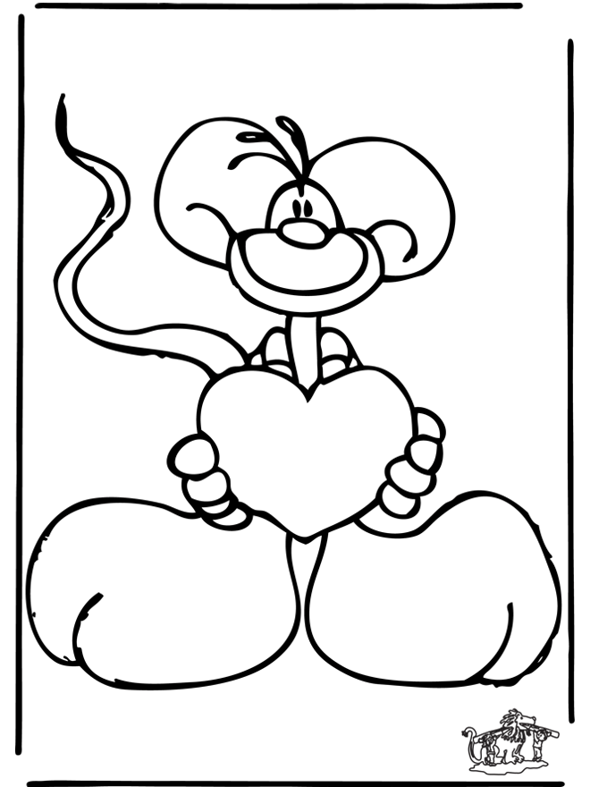 Coloring page: Valentine's Day (Holidays and Special occasions) #54238 - Free Printable Coloring Pages