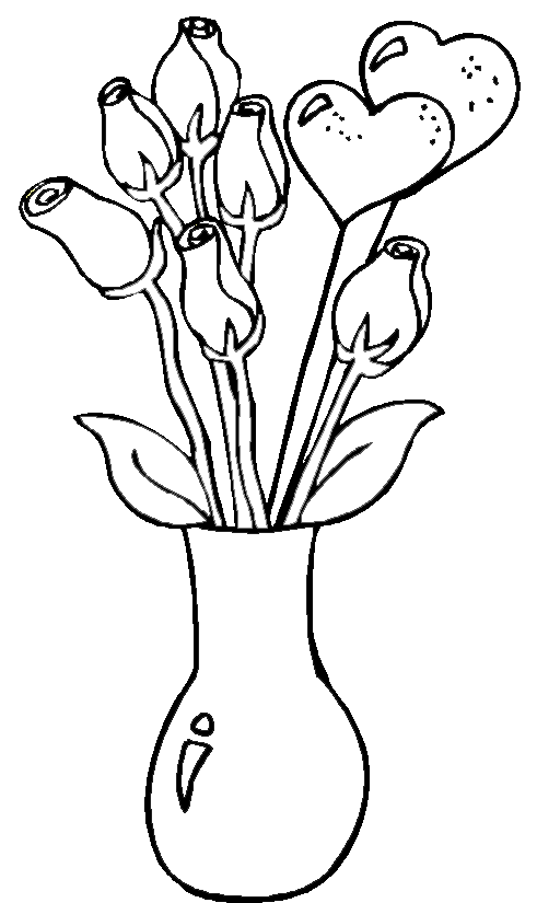 Coloring page: Valentine's Day (Holidays and Special occasions) #54239 - Free Printable Coloring Pages