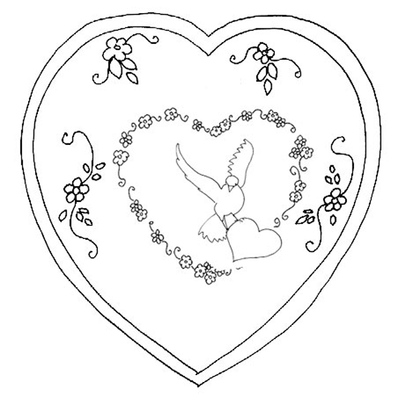 Coloring page: Valentine's Day (Holidays and Special occasions) #54299 - Free Printable Coloring Pages