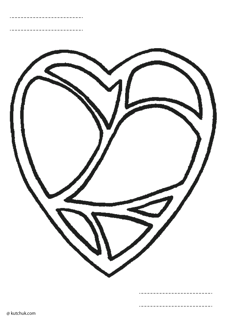 Coloring page: Valentine's Day (Holidays and Special occasions) #54314 - Free Printable Coloring Pages