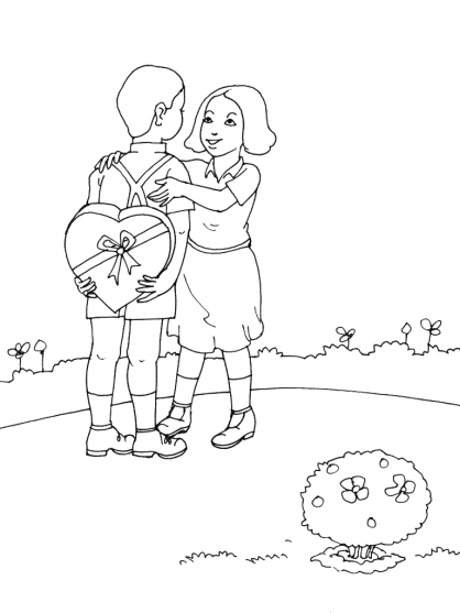 Coloring page: Valentine's Day (Holidays and Special occasions) #54315 - Free Printable Coloring Pages