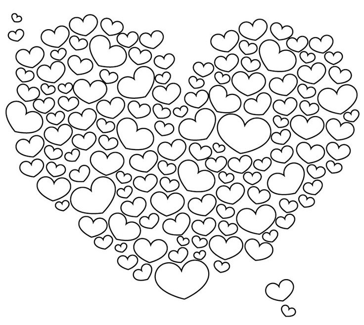 Coloring page: Valentine's Day (Holidays and Special occasions) #54344 - Free Printable Coloring Pages