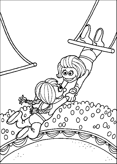 Coloring page: Acrobat (Jobs) #87254 - Free Printable Coloring Pages