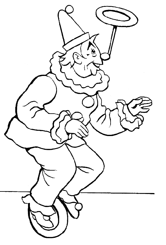Coloring page: Acrobat (Jobs) #87262 - Free Printable Coloring Pages
