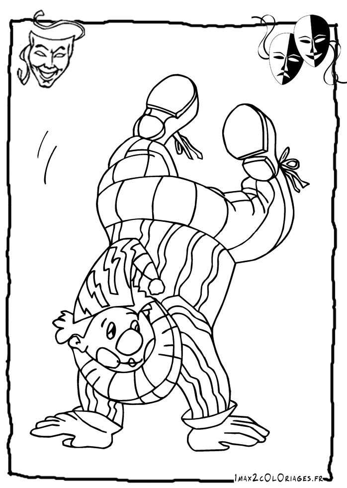 Coloring page: Acrobat (Jobs) #87270 - Free Printable Coloring Pages