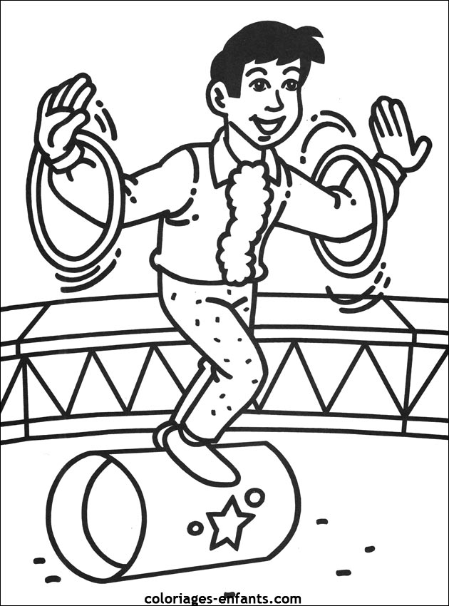 Coloring page: Acrobat (Jobs) #87282 - Free Printable Coloring Pages