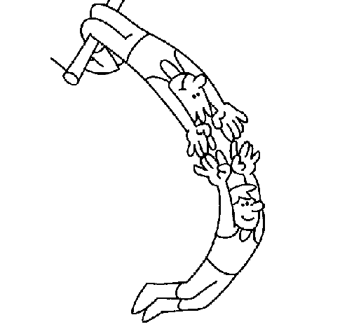 Coloring page: Acrobat (Jobs) #87301 - Free Printable Coloring Pages
