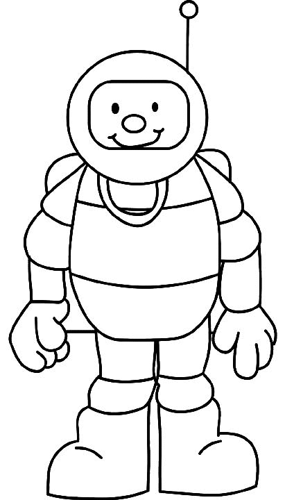 Coloring page: Astronaut (Jobs) #87594 - Free Printable Coloring Pages