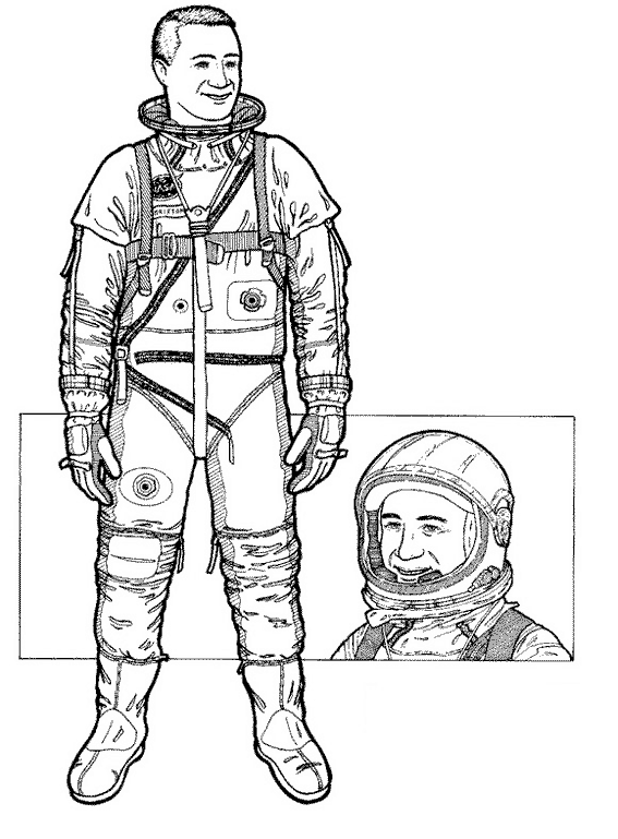 Coloring page: Astronaut (Jobs) #87595 - Free Printable Coloring Pages