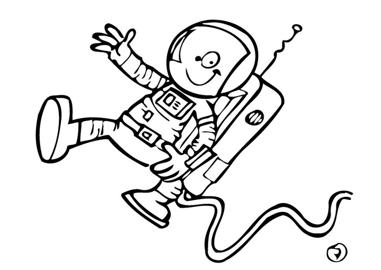 Coloring page: Astronaut (Jobs) #87600 - Free Printable Coloring Pages