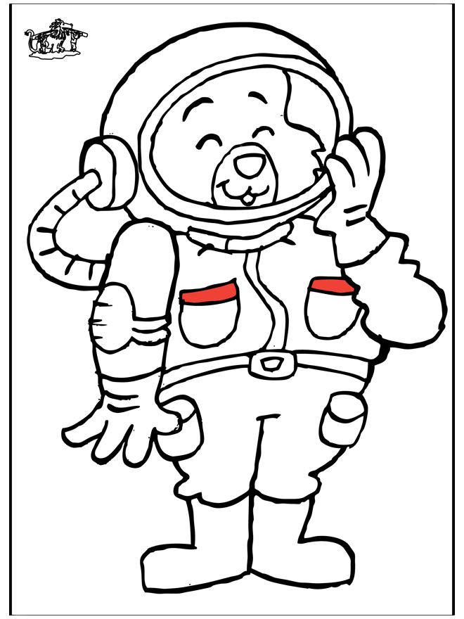 Coloring page: Astronaut (Jobs) #87603 - Free Printable Coloring Pages
