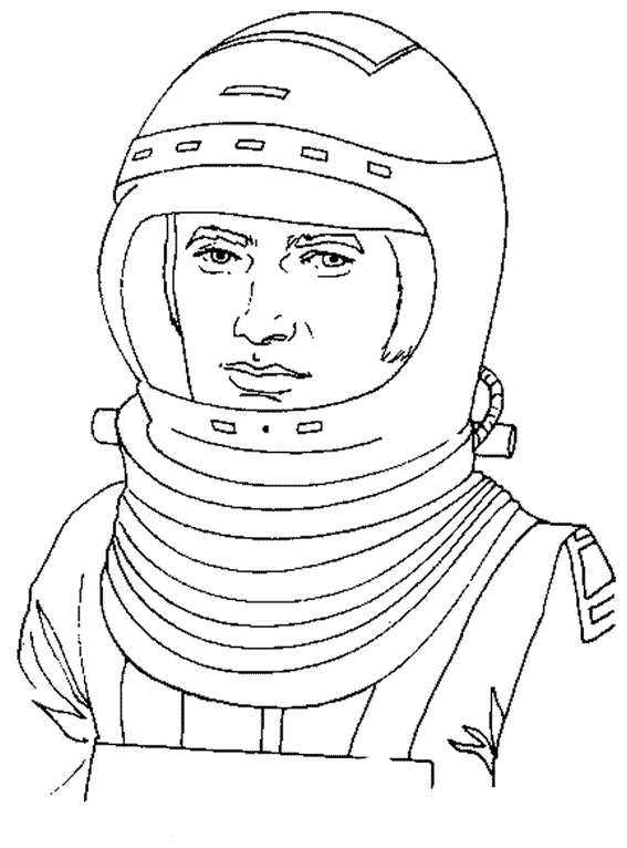 Coloring page: Astronaut (Jobs) #87604 - Free Printable Coloring Pages