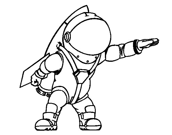 Coloring page: Astronaut (Jobs) #87608 - Free Printable Coloring Pages