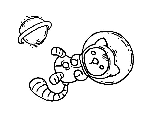 Coloring page: Astronaut (Jobs) #87610 - Free Printable Coloring Pages