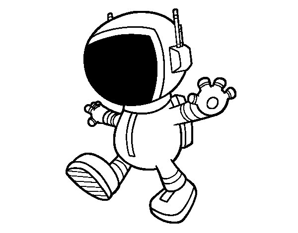 Coloring page: Astronaut (Jobs) #87617 - Free Printable Coloring Pages