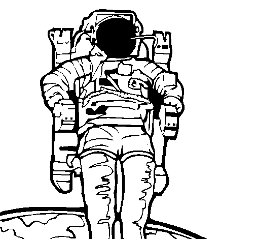 Coloring page: Astronaut (Jobs) #87620 - Free Printable Coloring Pages