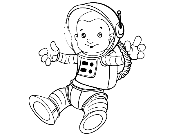 Coloring page: Astronaut (Jobs) #87630 - Free Printable Coloring Pages