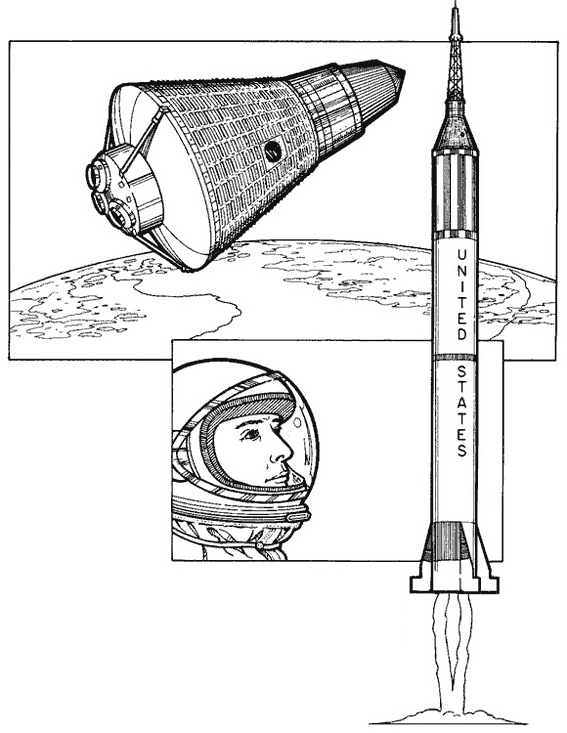 Coloring page: Astronaut (Jobs) #87631 - Free Printable Coloring Pages
