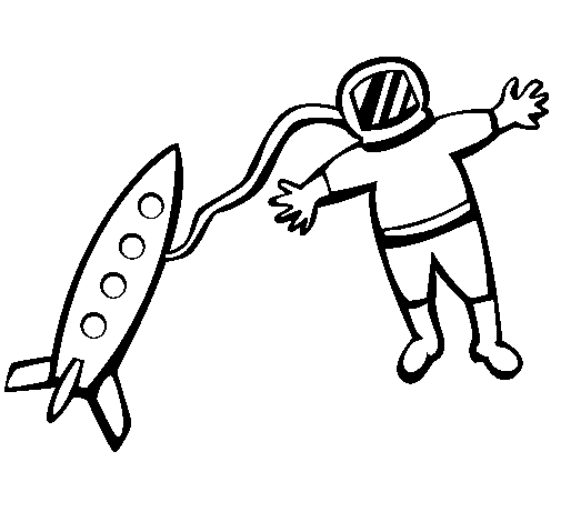 Coloring page: Astronaut (Jobs) #87636 - Free Printable Coloring Pages