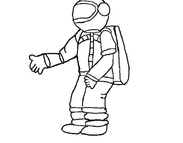 Coloring page: Astronaut (Jobs) #87638 - Free Printable Coloring Pages