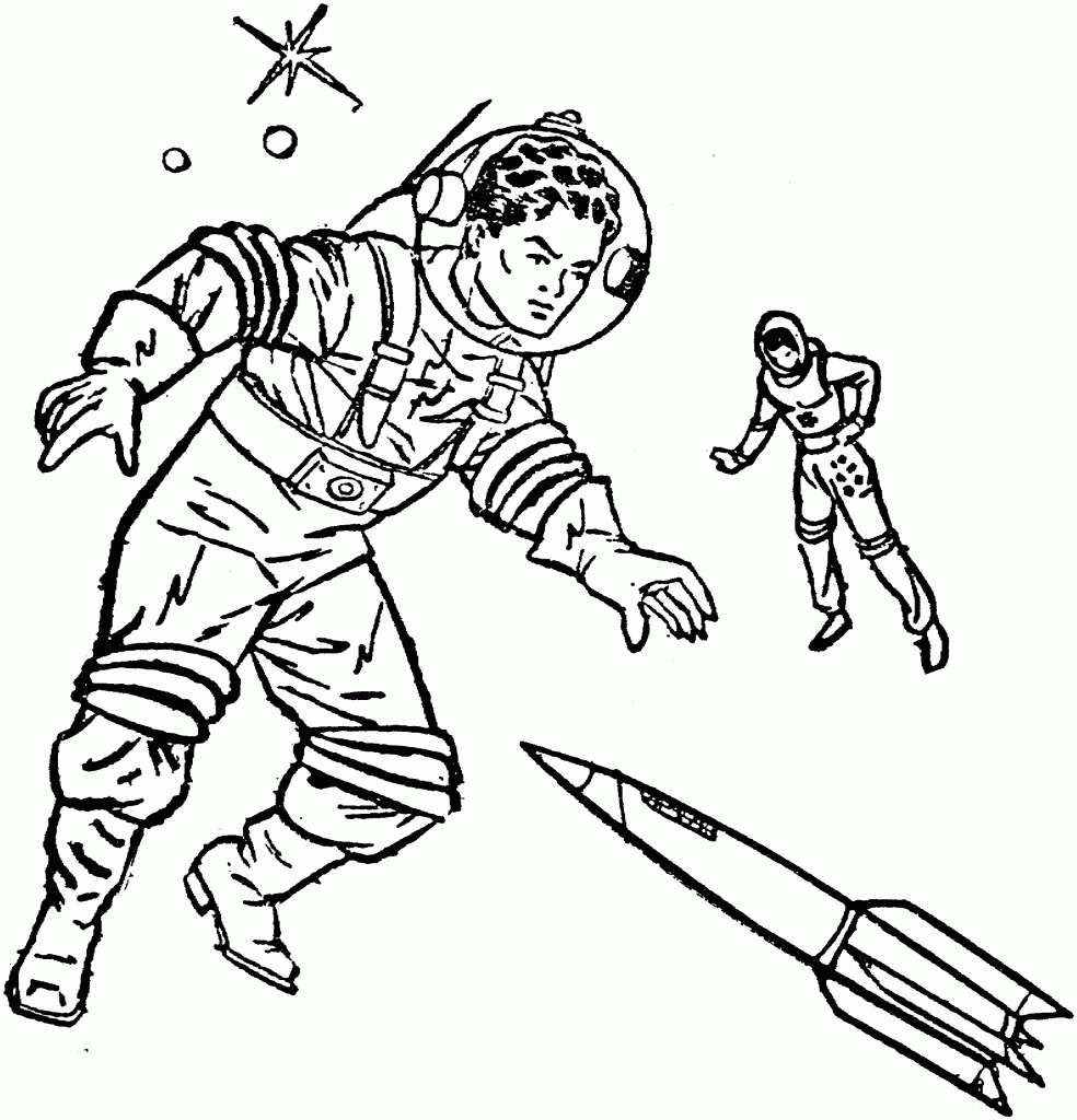 Coloring page: Astronaut (Jobs) #87694 - Free Printable Coloring Pages