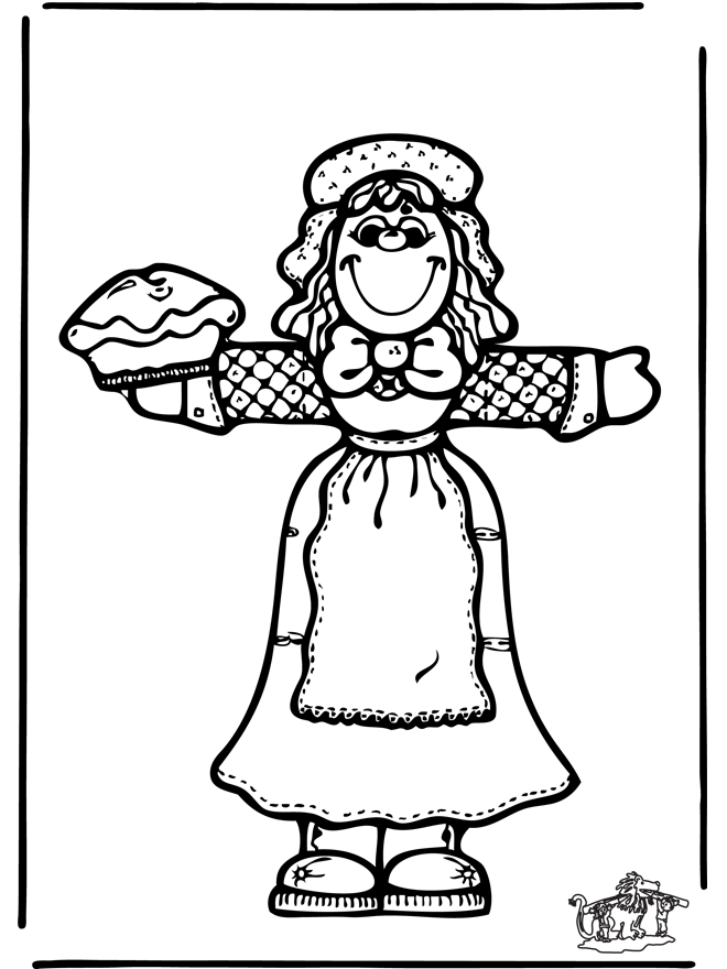 Coloring page: Baker (Jobs) #89869 - Free Printable Coloring Pages