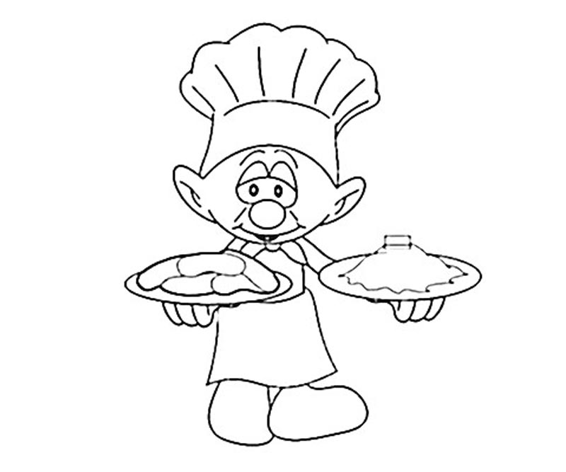 Coloring page: Baker (Jobs) #89882 - Free Printable Coloring Pages